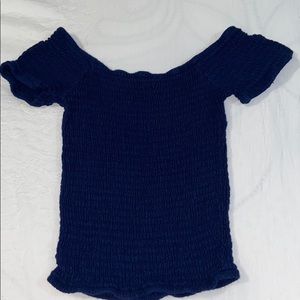 Off The Shoulder Smocked Top